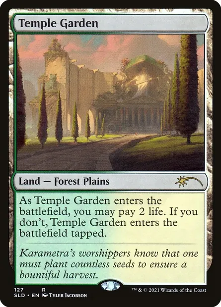 Temple Garden, Magic card SLD 127 — Secret Lair Drop set