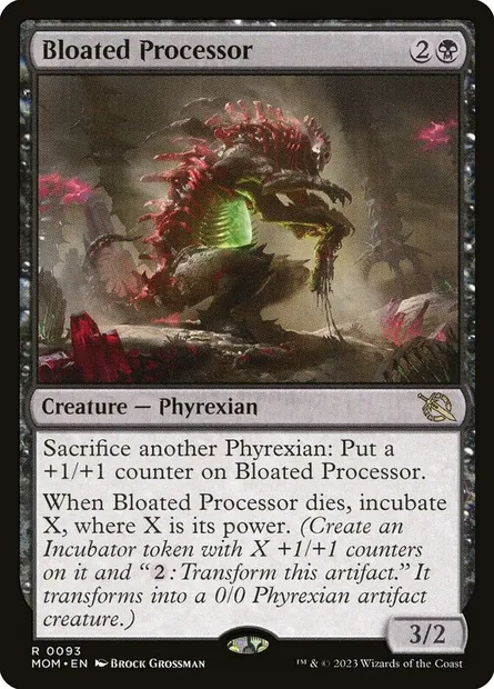 Bloated Processor, Magic card MOM 93 — March of the Machine set