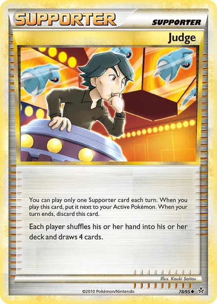 Judge, Pokémon card UL 78 — Unleashed set