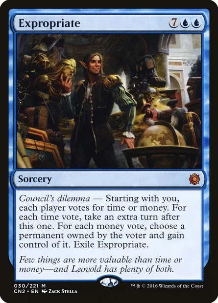 Expropriate, Magic card CN2 30 — Conspiracy: Take the Crown set
