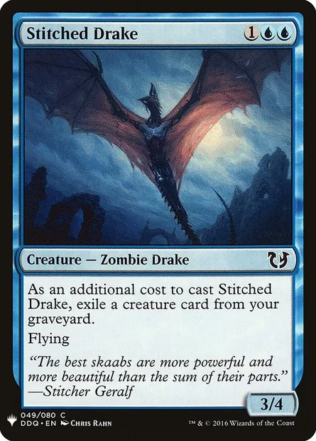 Stitched Drake, Magic card PLST DDQ-49 — The List set