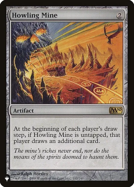 Howling Mine, Magic card PLST M10-212 — The List set