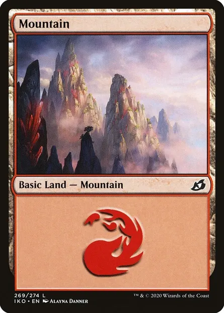 Mountain, Magic card IKO 269 — Ikoria: Lair of Behemoths set