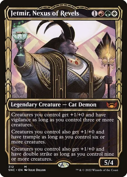 Jetmir, Nexus of Revels, Magic card SNC 312 — Streets of New Capenna set