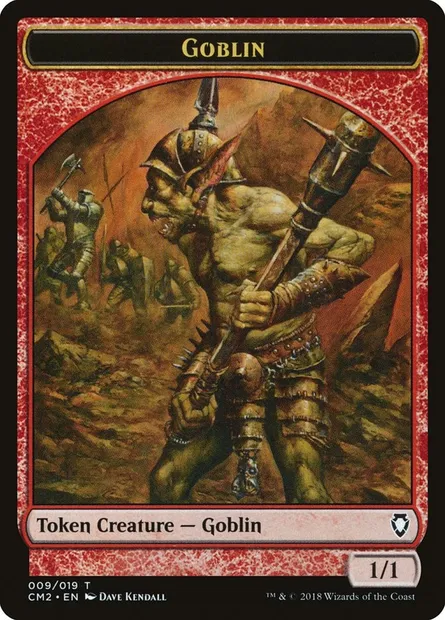 Goblin, carte Magic TCM2 9 — extension Commander Anthology Volume II Tokens