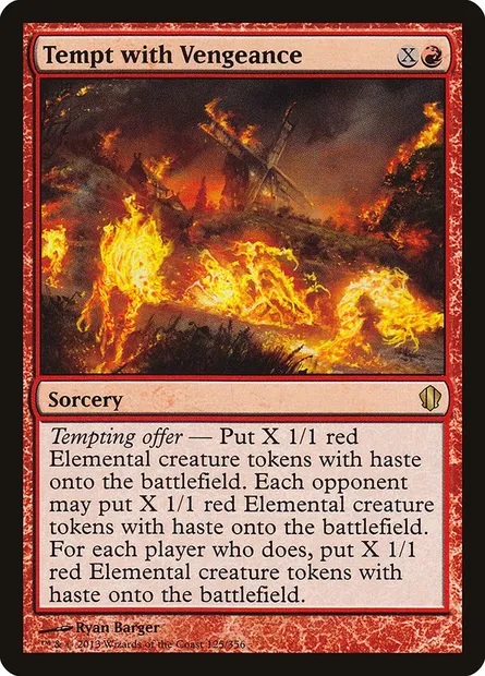 Tempt with Vengeance, Magic card C13 125 — Commander 2013 set