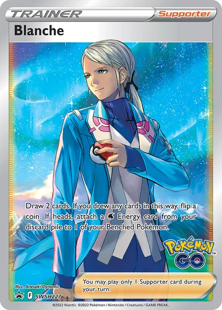 Blanche, Pokémon card SWSH 227 — SWSH Black Star Promos set