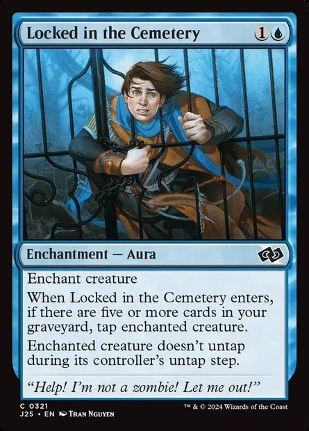Locked in the Cemetery, Magic card J25 321 — Foundations Jumpstart set