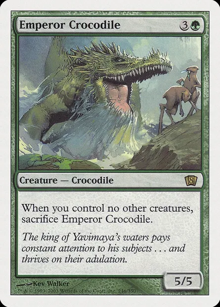 Emperor Crocodile, Magic card 8ED 246 — Eighth Edition set
