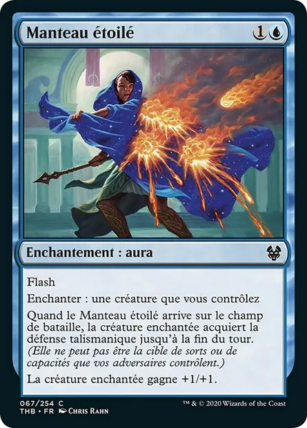 Manteau étoilé, carte Magic THB 67 — extension Theros Beyond Death