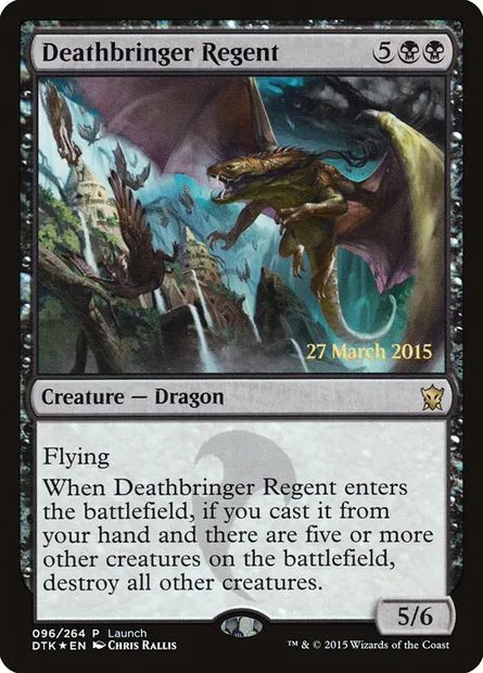 Deathbringer Regent, Magic card PDTK 96 — Dragons of Tarkir Promos set