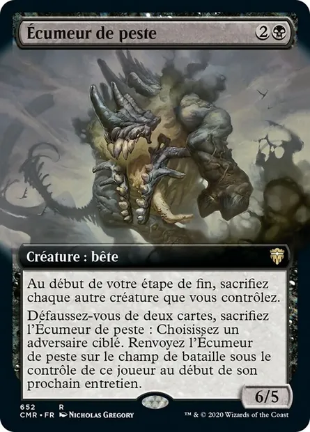 Écumeur de peste, carte Magic CMR 652 — extension Commander Legends