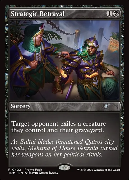 Strategic Betrayal, Magic card TDM 422 — Tarkir: Dragonstorm set