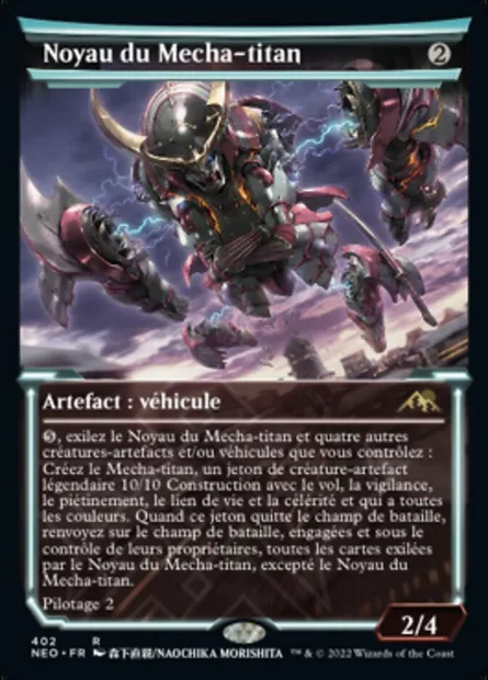 Noyau du Mecha-titan, carte Magic NEO 402 — extension Kamigawa: La Dynastie Néon