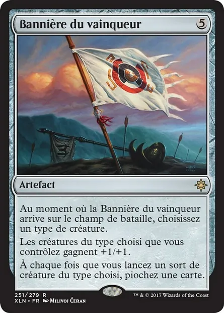 Bannière du vainqueur, carte Magic XLN 251 — extension Ixalan