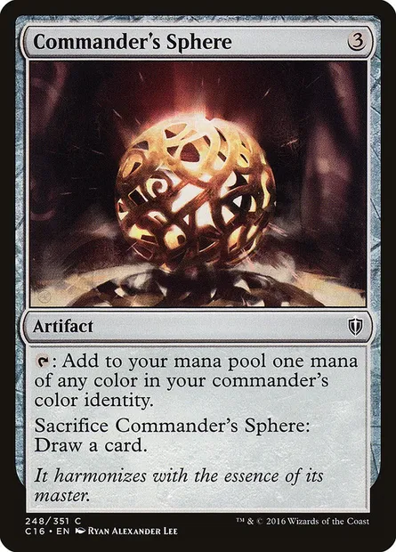 Commander's Sphere, Magic card C16 248 — Commander 2016 set