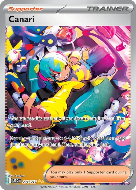 Canari, Pokémon card ASC 291 — Ascended Heroes set