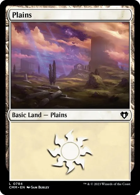 Plains, Magic card CMM 784 — Commander Masters set