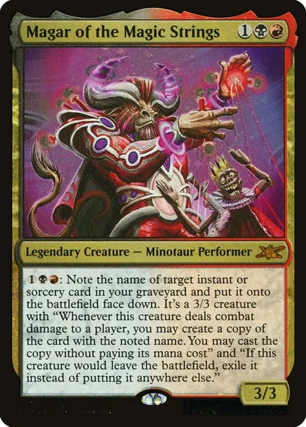 Magar of the Magic Strings, Magic card UNF 457 — Unfinity set