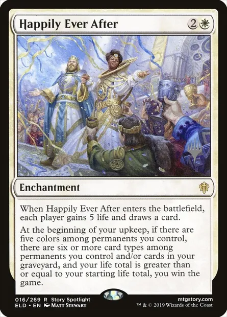 Happily Ever After, Magic card PELD 16p — Throne of Eldraine Promos set