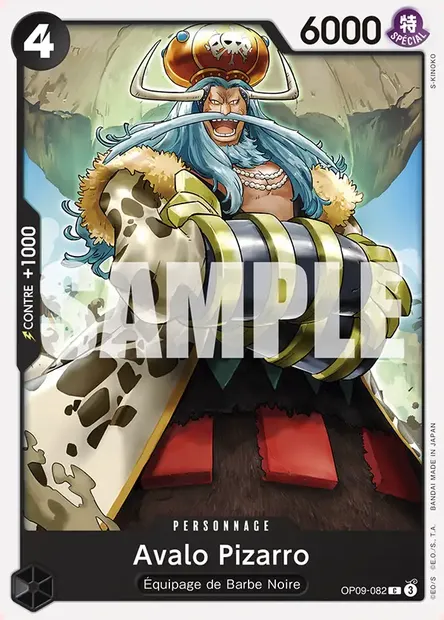 Avalo Pizarro, carte One Piece OP09-082 — extension LES NOUVEAUX EMPEREURS