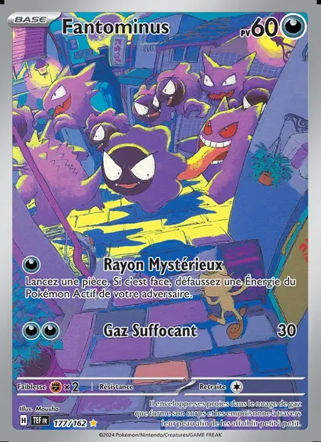 Fantominus, carte Pokémon TEF 177 — extension Forces Temporelles