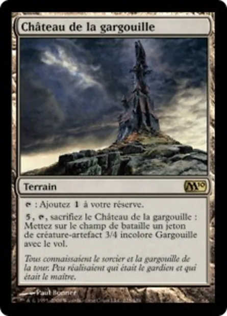 Château de la gargouille, carte Magic M10 225 — extension Magic 2010