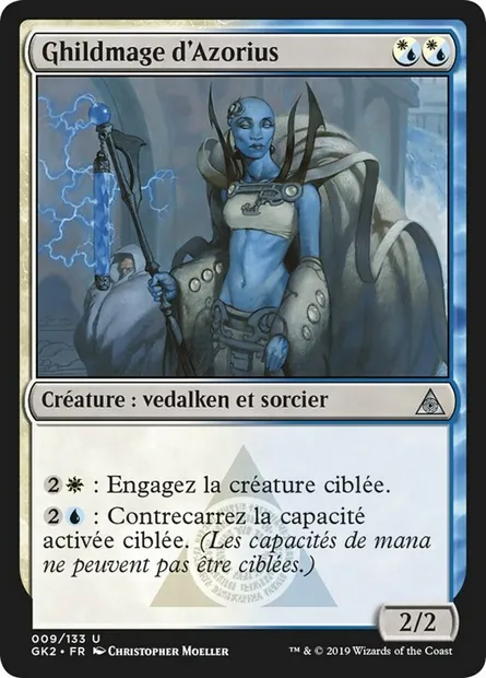 Ghildmage d'Azorius, carte Magic GK2 9 — extension RNA Guild Kit