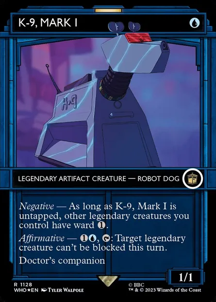 K-9, Mark I, Magic card WHO 1128 — Doctor Who set