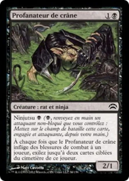 Profanateur de crâne, carte Magic PC2 36 — extension Planechase 2012