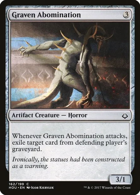 Graven Abomination, Magic card HOU 162 — Hour of Devastation set