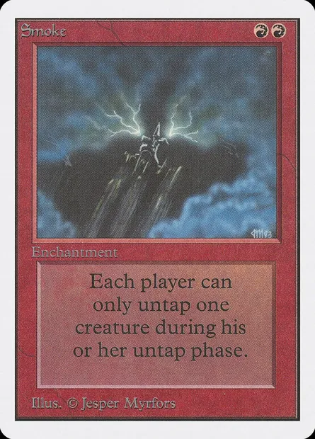 Smoke, Magic card 2ED 176 — Unlimited Edition set