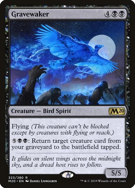Gravewaker, Magic card M20 323 — Core Set 2020 set