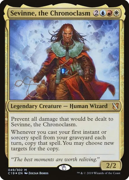 Sevinne, the Chronoclasm, Magic card C19 49 — Commander 2019 set