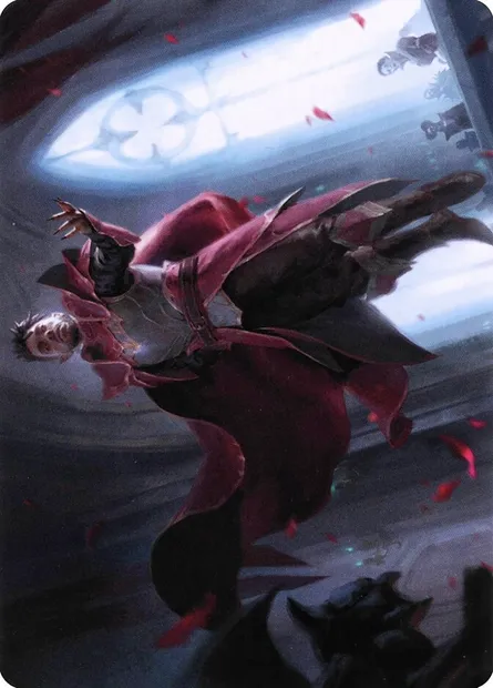 Markov Waltzer // Markov Waltzer, Magic card AVOW 63 — Crimson Vow Art Series set