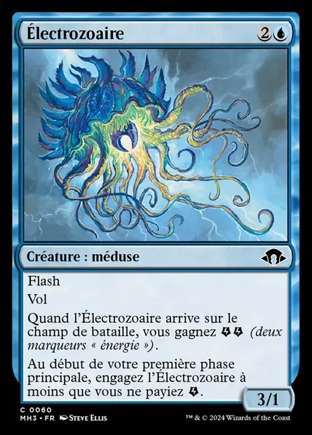 Électrozoaire, carte Magic MH3 60 — extension Modern Horizons 3