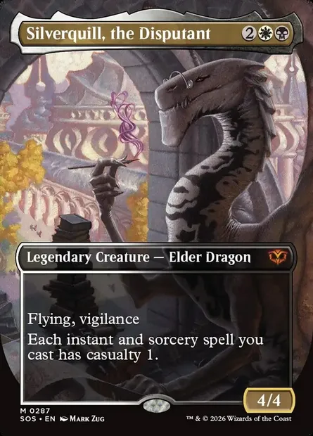 Silverquill, the Disputant, Magic card SOS 287 — Secrets of Strixhaven set