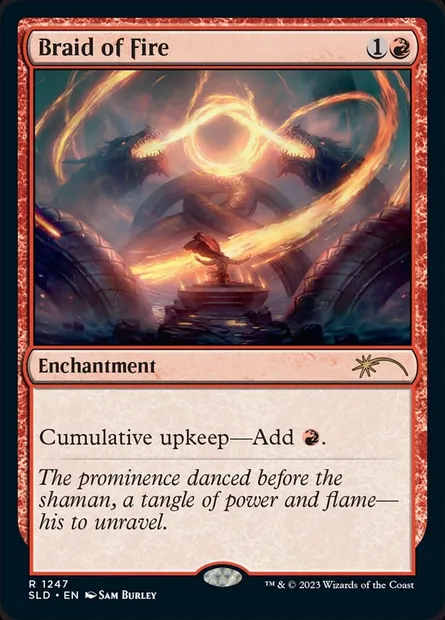 Tresse de feu, carte Magic SLD 1247 — extension Secret Lair Drop