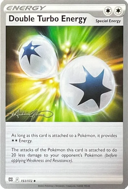 Énergie Double Turbo, carte Pokémon WCD22 151-2 — extension World Championship Decks 2022