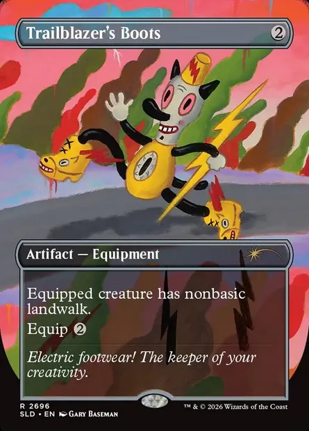 Trailblazer's Boots, Magic card SLD 2696 — Secret Lair Drop set