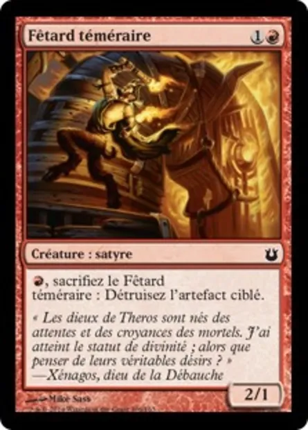 Fêtard téméraire, carte Magic BNG 106 — extension Créations divines