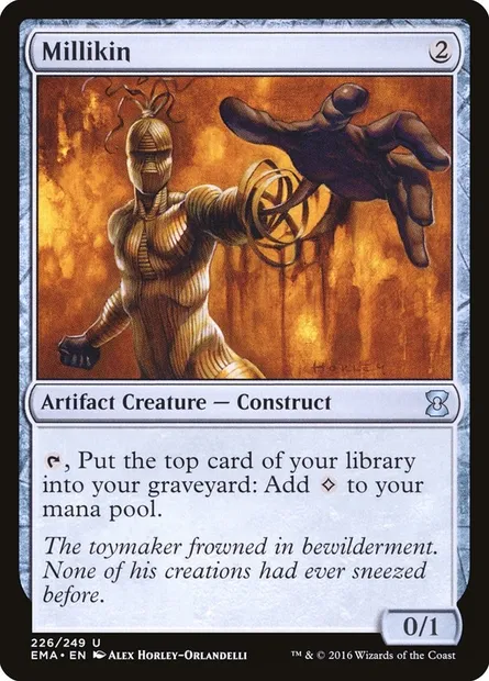 Millikin, Magic card EMA 226 — Eternal Masters set