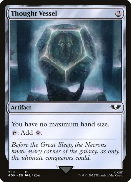 Thought Vessel, Magic card 40K 259 — Warhammer 40,000 Commander set