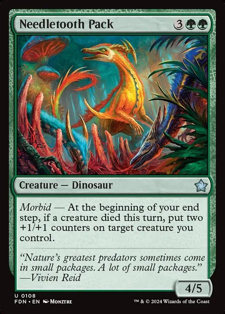Needletooth Pack, Magic card FDN 108 — Foundations set