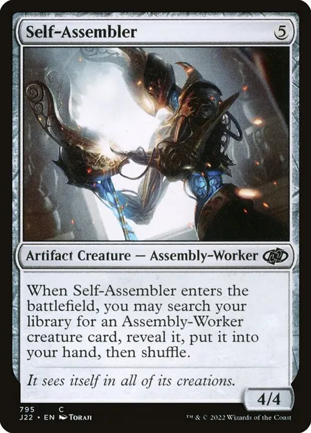 Self-Assembler, Magic card J22 795 — Jumpstart 2022 set