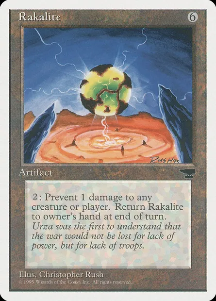 Rakalite, Magic card CHR 105 — Chronicles set