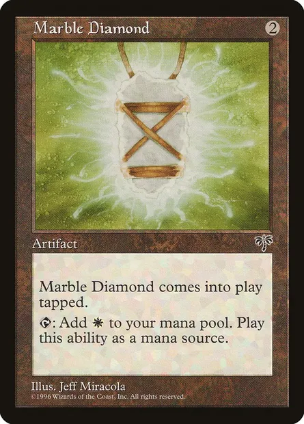 Marble Diamond, Magic card MIR 310 — Mirage set