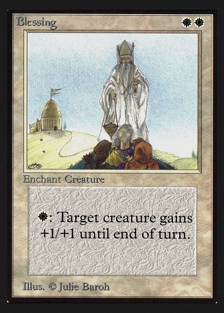 Blessing, Magic card CEI 7 — Intl. Collectors' Edition set