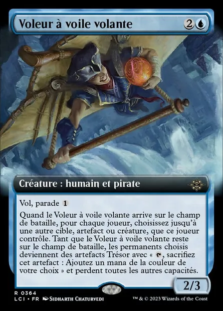 Voleur à voile volante, carte Magic LCI 364 — extension The Lost Caverns of Ixalan