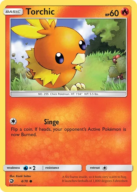 Torchic, Pokémon card DRM 4 — Dragon Majesty set